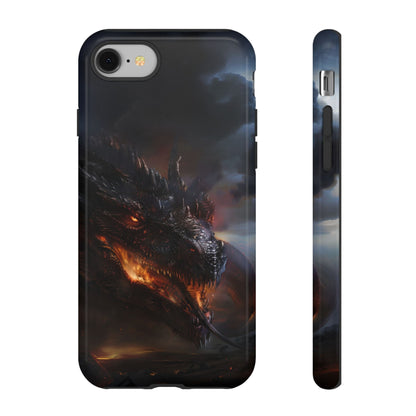 Fiery Dragon Phone Case - Epic Fantasy Art for iPhone, Samsung Galaxy, and Google Pixel Devices