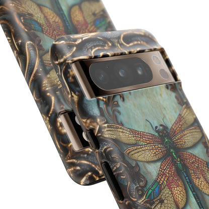 Dragonfly Phone Case – Elegant Nature-Inspired Design for iPhone, Samsung Galaxy, and Google Pixel Devices