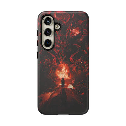 The Road to Hell Phone Case – Gothic Demon and Devil Design for iPhone, Samsung Galaxy, and Google Pixel Devices