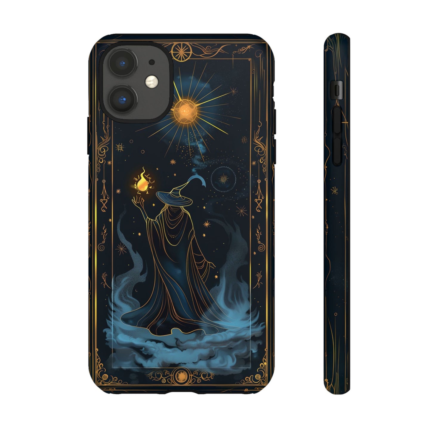 Enchanted Wizard Spellcaster Galaxy Phone Case - Mystical Wizardry Art For iPhone, Samsung Galaxy, and Google Pixel Devices