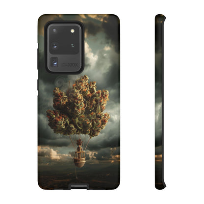 Cannabis Balloon Adventure Phone Case - For iPhone, Samsung Galaxy, and Google Pixel Devices