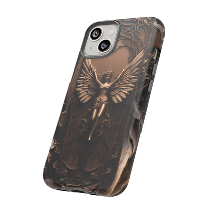 The Bronze Fairy Phone Case – Fantasy Faery Design for iPhone, Samsung Galaxy, and Google Pixel Devices