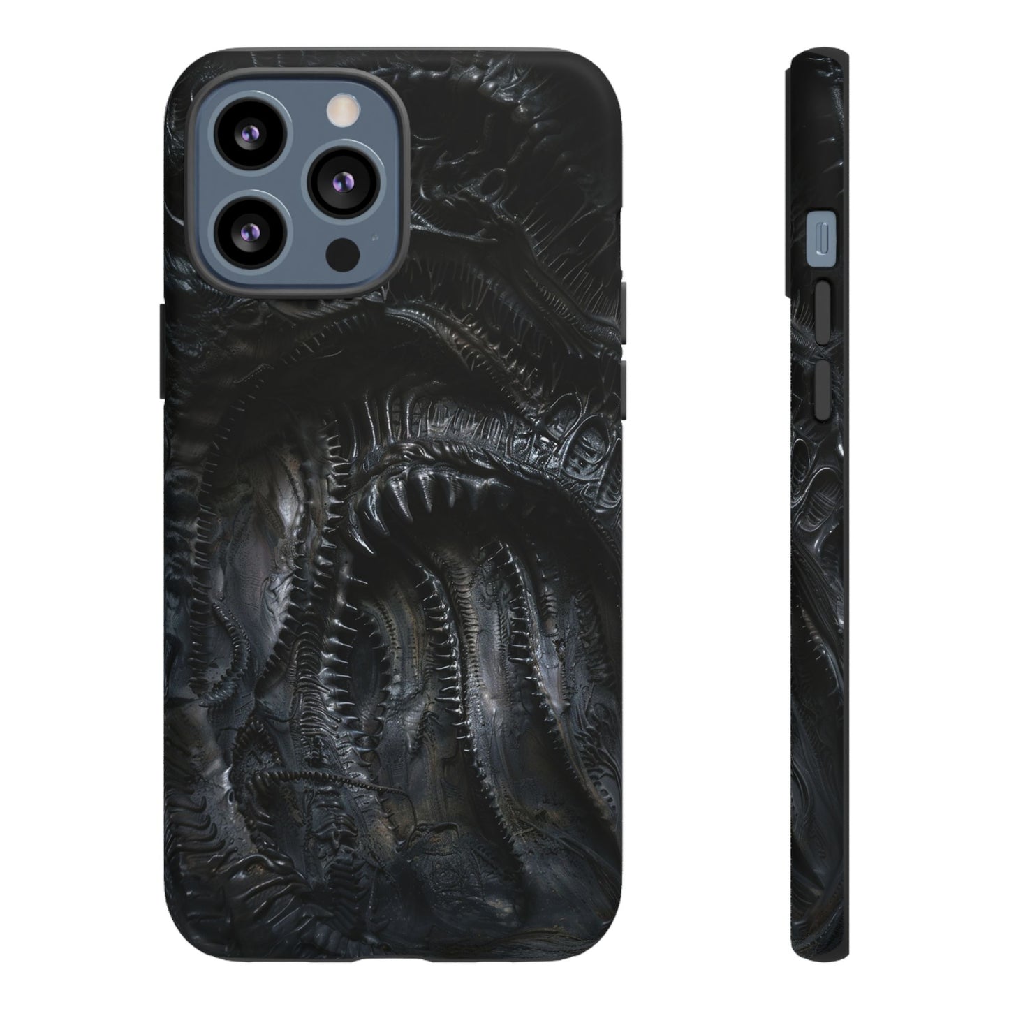 Surreal Biomechanical Phone Case - Gothic Sci-Fi Art for iPhone, Samsung Galaxy, and Google Pixel Devices