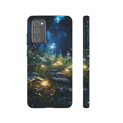 Fireflies in the Forest Tough Phone Case – Enchanting Summer Night Design for iPhone, Samsung Galaxy, and Google Pixel Devices