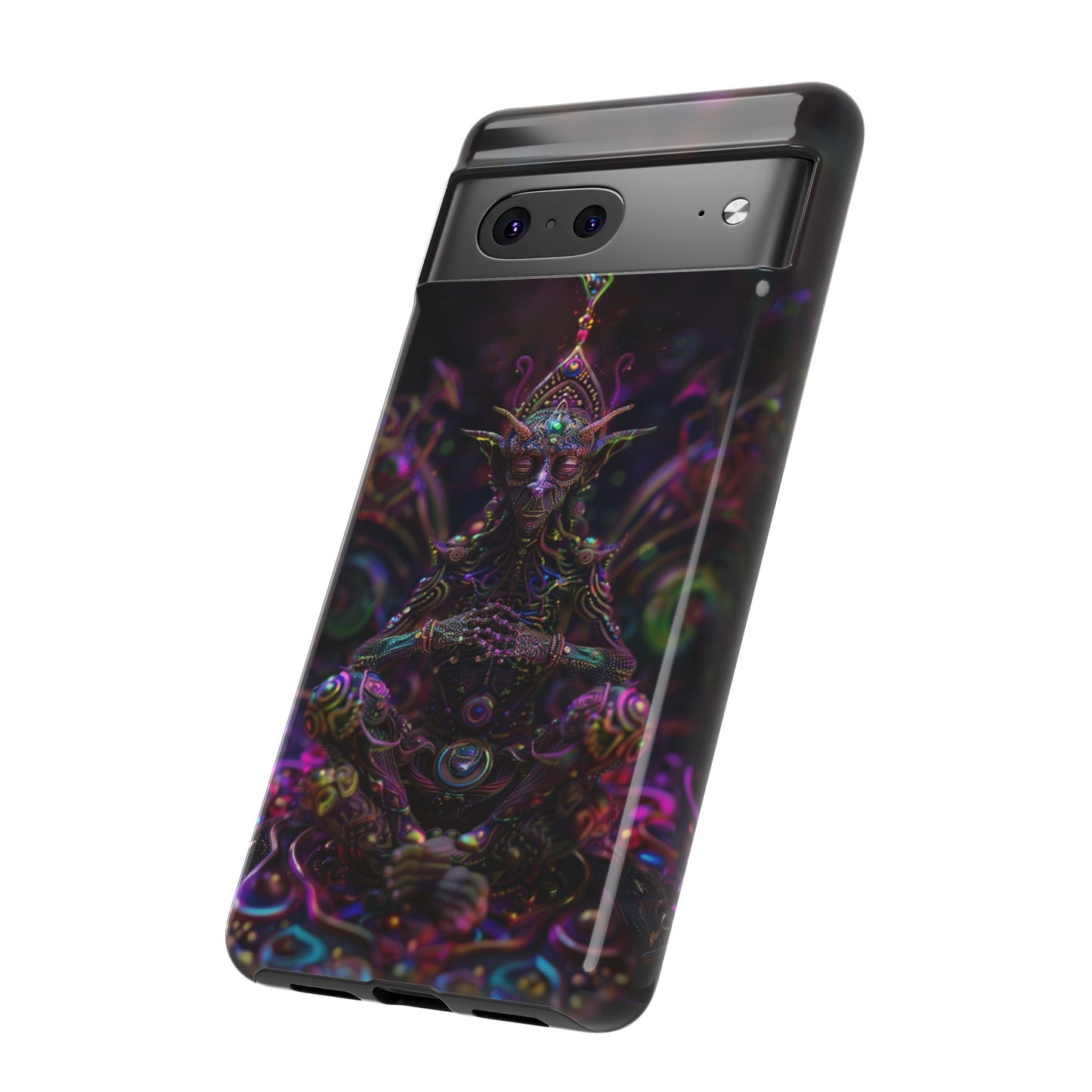 Mystical Machine Elf Phone Case - Psychedelic Vibes for iPhone, Samsung, Google Pixel