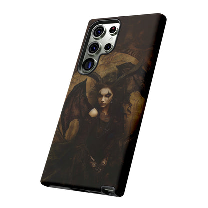 Demon Lilith Gothic Phone Case for iPhone, Samsung Galaxy, Google Pixel - Dark Fantasy Art