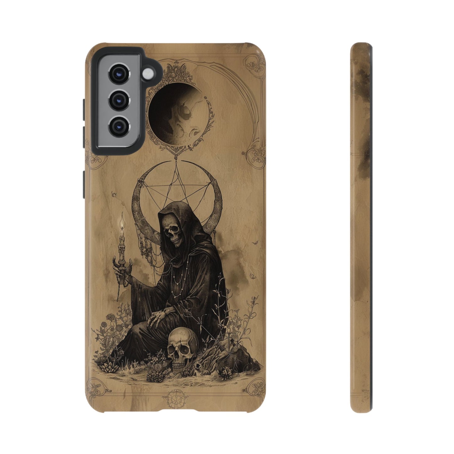 Gothic Reaper Phone Case - Dark Aesthetic Art for iPhone, Samsung, Google Pixel