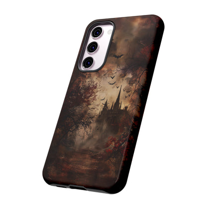 Gothic Castle Phone Case - Spooky Halloween Design for iPhone, Samsung Galaxy, Google Pixel Devices