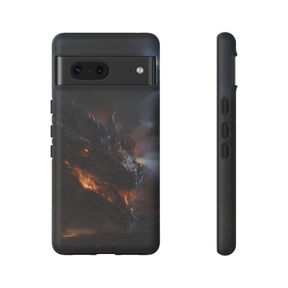 Fiery Dragon Phone Case - Epic Fantasy Art for iPhone, Samsung Galaxy, and Google Pixel Devices