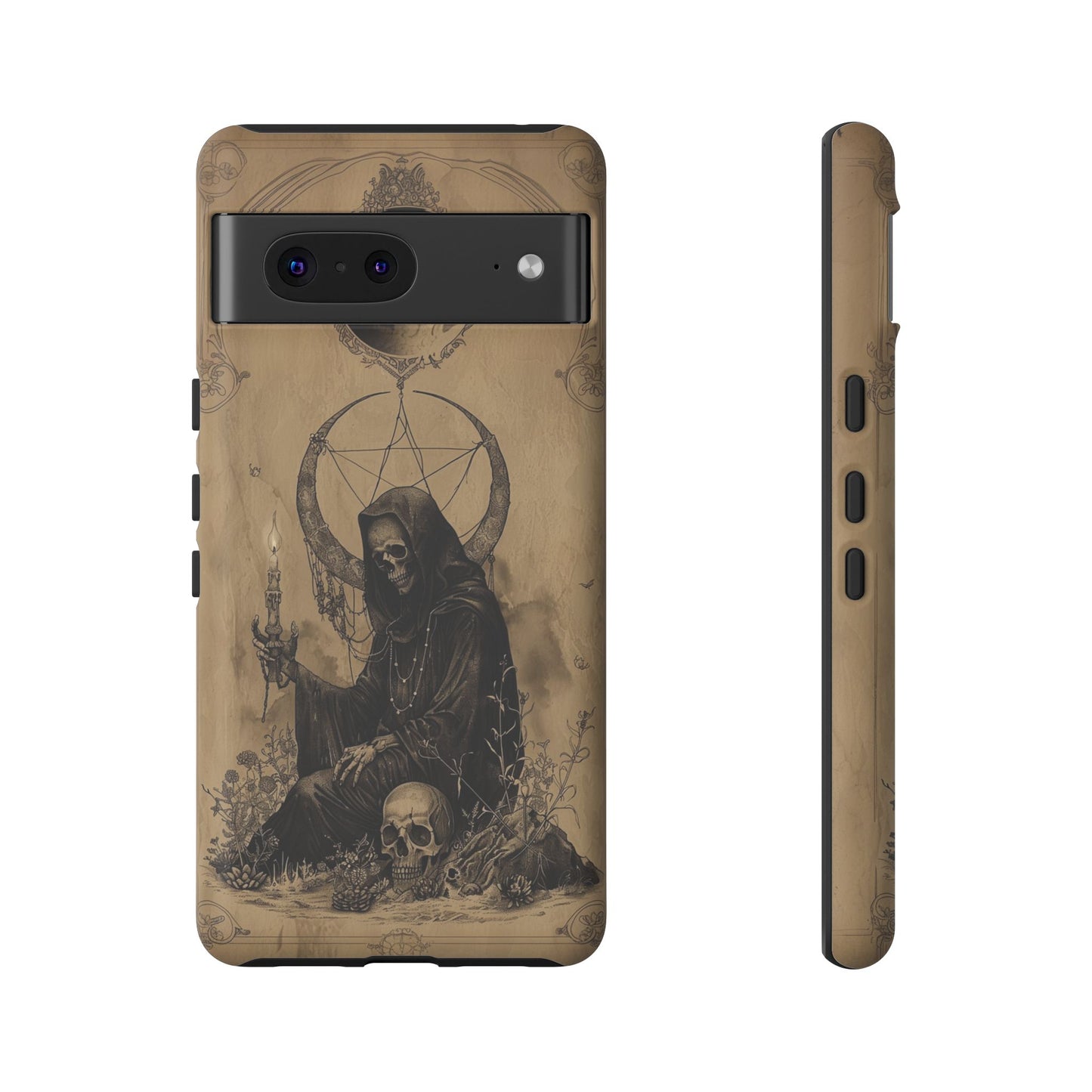 Gothic Reaper Phone Case - Dark Aesthetic Art for iPhone, Samsung, Google Pixel