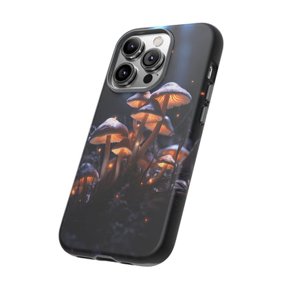 Glowing Mushrooms at Night Phone Case – Enchanting Fantasy Forest Design for iPhone, Samsung Galaxy, and Google Pixel Devices