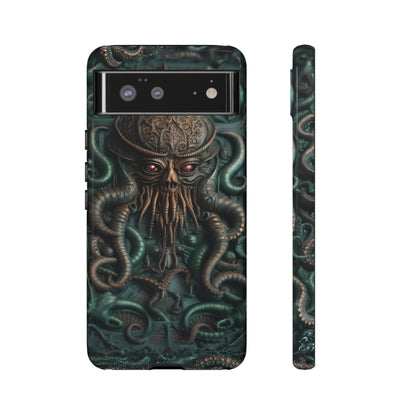 Nameless Dread Tough Phone Case – Lovecraftian Tentacle Horror Design for iPhone, Samsung Galaxy, and Google Pixel Devices