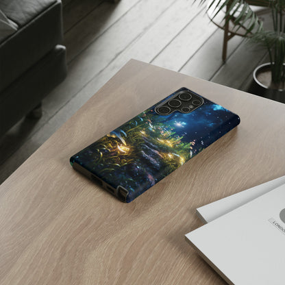 Fireflies in the Forest Tough Phone Case – Enchanting Summer Night Design for iPhone, Samsung Galaxy, and Google Pixel Devices