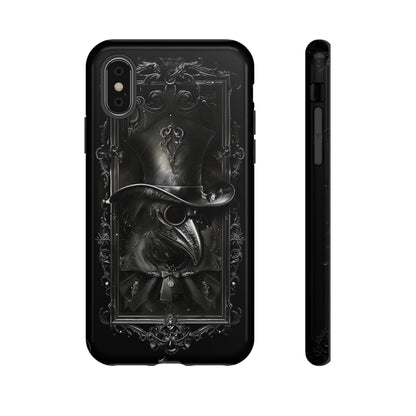 Gothic Plague Doctor Phone Case - Mysterious and Dark Design for iPhone, Samsung Galaxy, and Google Pixel Devices