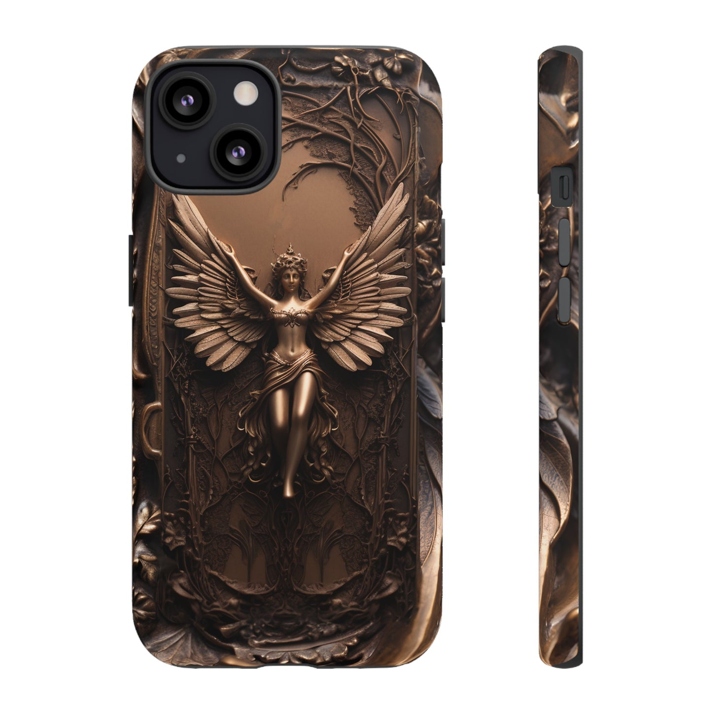 The Bronze Fairy Phone Case – Fantasy Faery Design for iPhone, Samsung Galaxy, and Google Pixel Devices