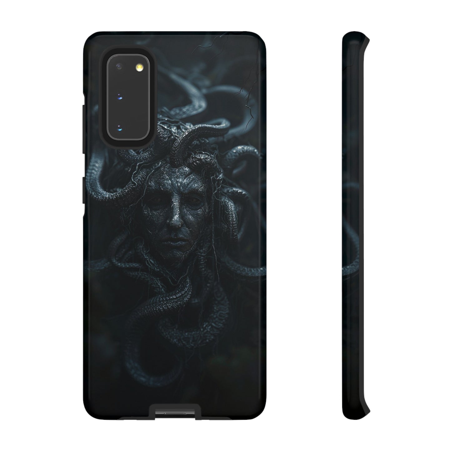 Medusa's Gaze Phone Case - Dark Mythological Design for iPhone and Samsung Galaxy Devices