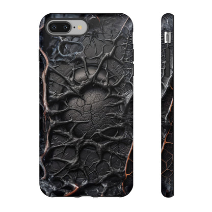 Black Veins Tough Phone Case – Lovecraftian Horror Design for iPhone, Samsung Galaxy, and Google Pixel Devices