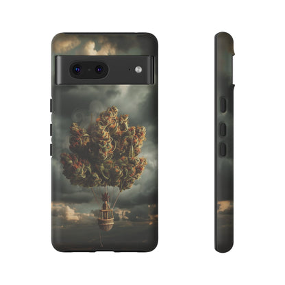 Cannabis Balloon Adventure Phone Case - For iPhone, Samsung Galaxy, and Google Pixel Devices