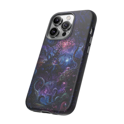 Trippy Psychedelic Alien Landscape Phone Case - Vibrant Abstract Design for iPhone, Samsung Galaxy and Google Pixel Devices