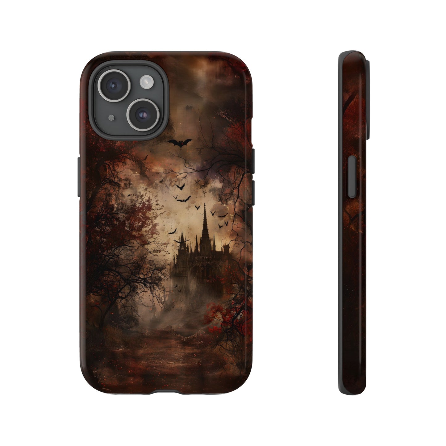 Gothic Castle Phone Case - Spooky Halloween Design for iPhone, Samsung Galaxy, Google Pixel Devices