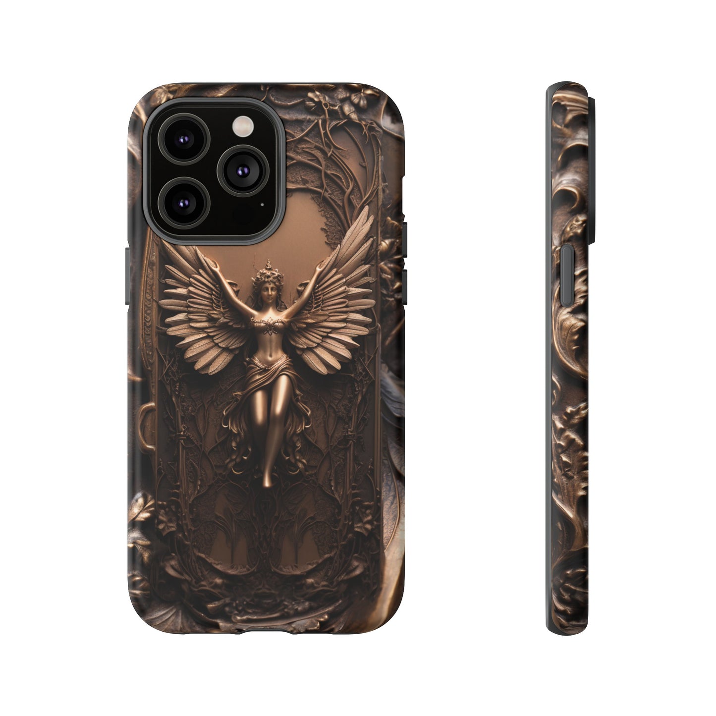 The Bronze Fairy Phone Case – Fantasy Faery Design for iPhone, Samsung Galaxy, and Google Pixel Devices