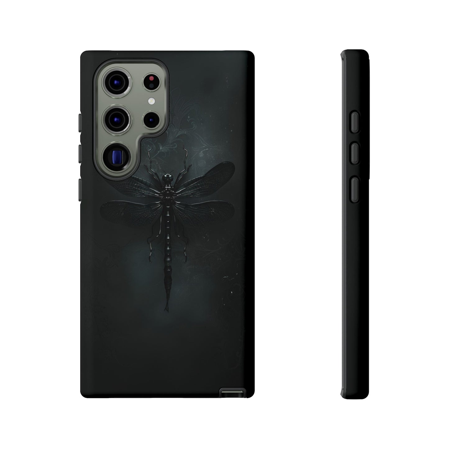 Gothic Dragonfly Phone Case – Dark Elegance Design for iPhone, Samsung Galaxy, and Google Pixel Devices