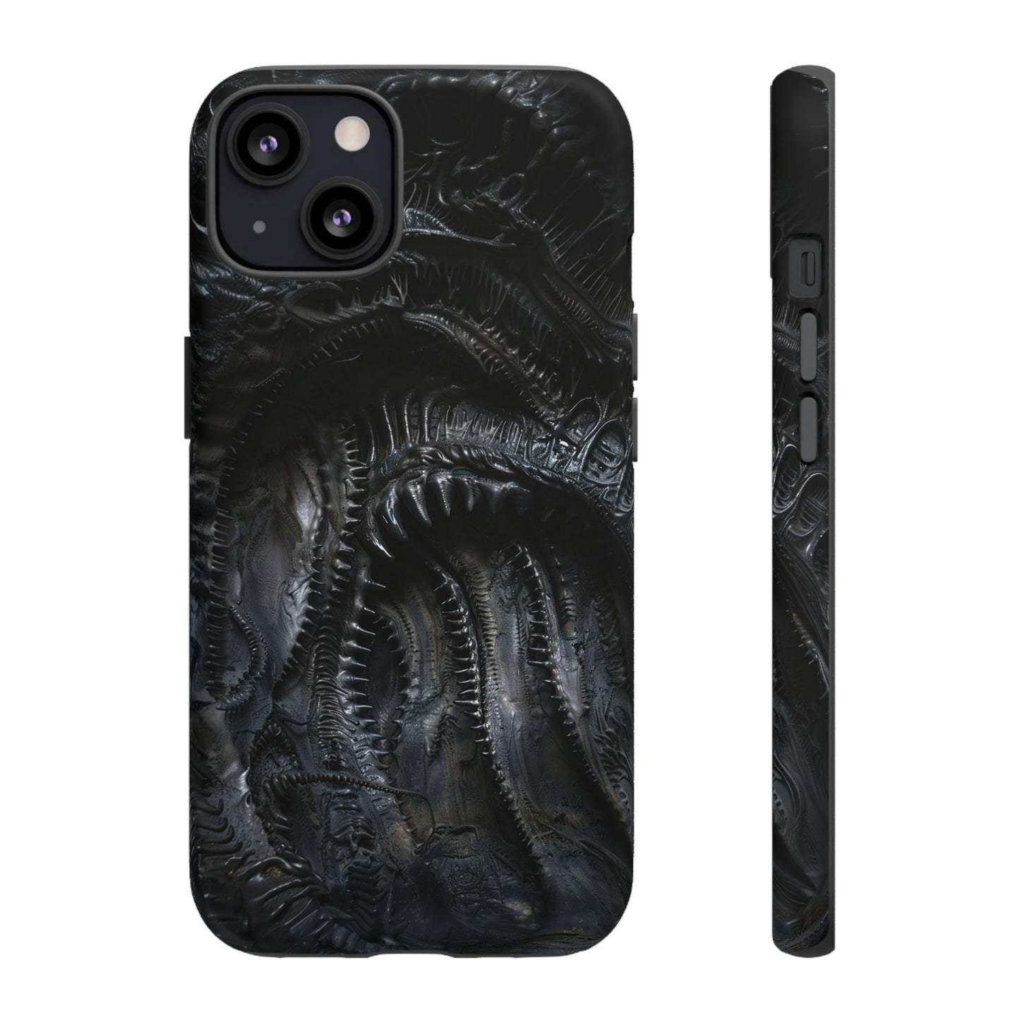 Surreal Biomechanical Phone Case - Gothic Sci-Fi Art for iPhone, Samsung Galaxy, and Google Pixel Devices