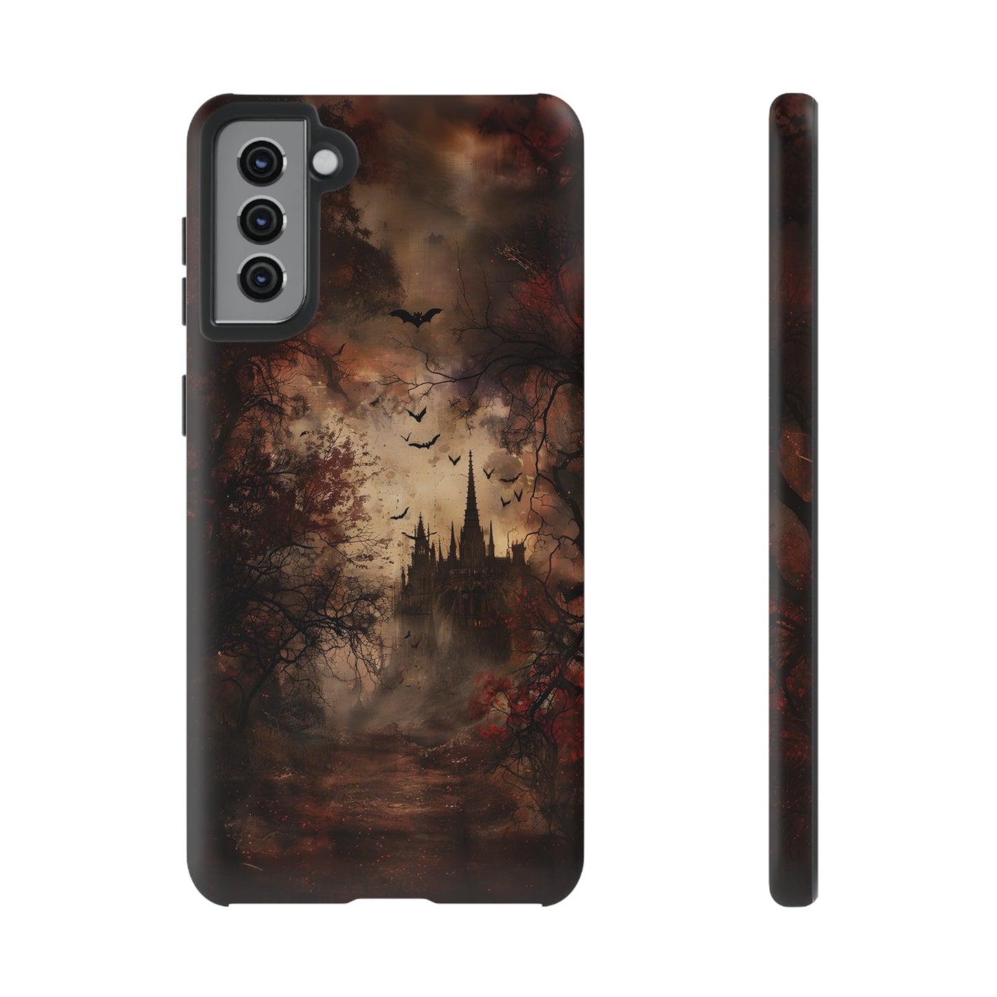 Gothic Castle Phone Case - Spooky Halloween Design for iPhone, Samsung Galaxy, Google Pixel Devices