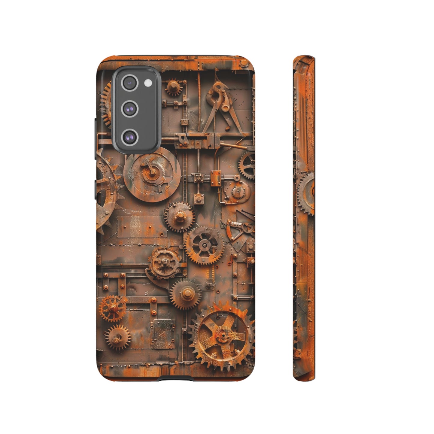 Rusted Steampunk Gearworks Phone Case for iPhone, Samsung Galaxy, and Google Pixel Devices