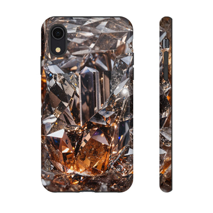 Crystalline Phone Case – Healing Crystal Quartz Design for iPhone, Samsung Galaxy, and Google Pixel Devices