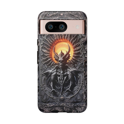 Skeletal Demonic King Phone Case – Ornate Gothic Design for iPhone, Samsung Galaxy, and Google Pixel Devices