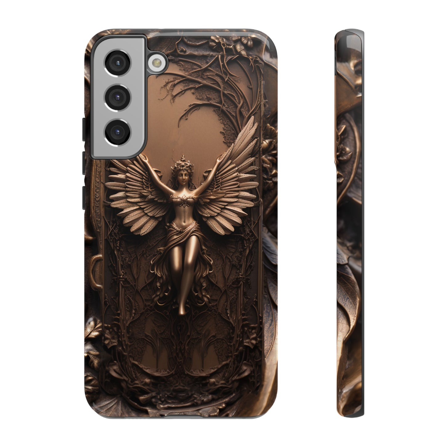 The Bronze Fairy Phone Case – Fantasy Faery Design for iPhone, Samsung Galaxy, and Google Pixel Devices