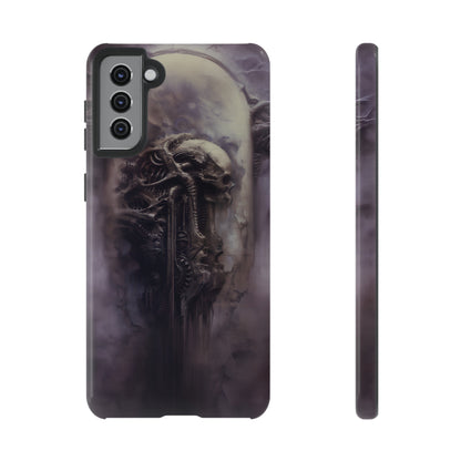 Dark Android Dream Phone Case – Futuristic Alien Horror Design for iPhone, Samsung Galaxy, and Google Pixel Devices