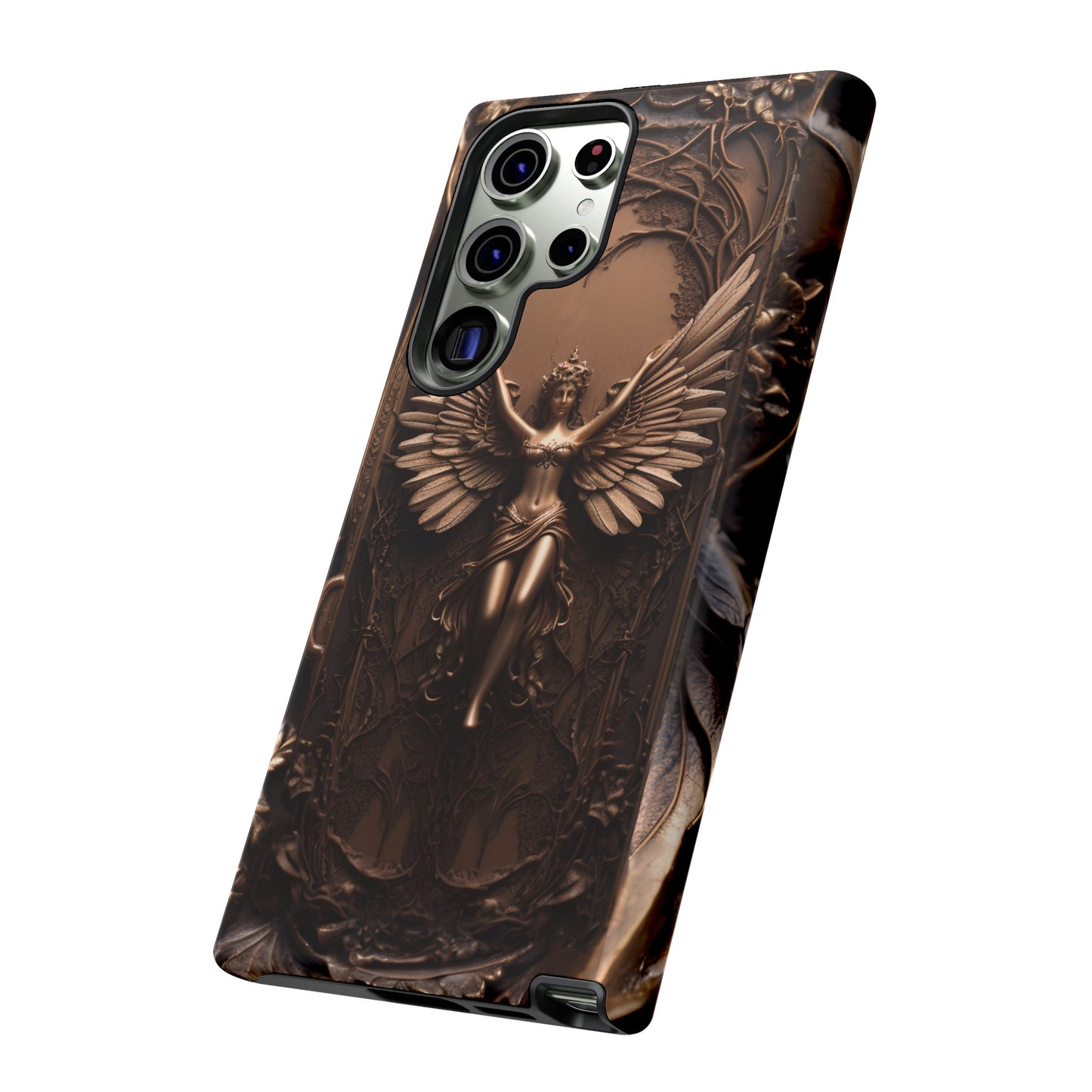 The Bronze Fairy Phone Case – Fantasy Faery Design for iPhone, Samsung Galaxy, and Google Pixel Devices