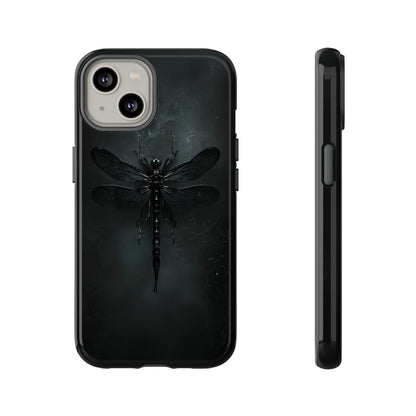 Gothic Dragonfly Phone Case – Dark Elegance Design for iPhone, Samsung Galaxy, and Google Pixel Devices