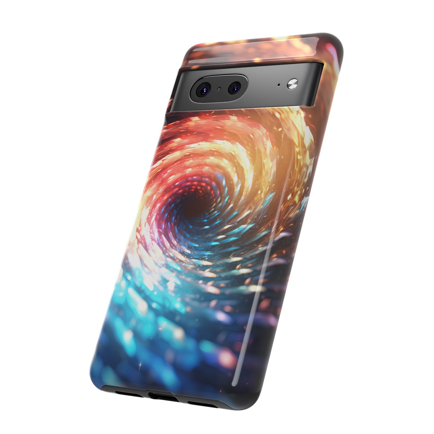 Crystal Portal of Light Phone Case – Vibrant Cosmic Design for iPhone, Samsung Galaxy, and Google Pixel Devices