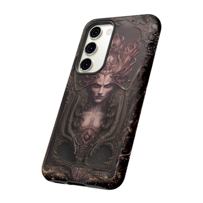 Dark Lilith Phone Case – Horned Hell Horror Design for iPhone, Samsung Galaxy, and Google Pixel Devices