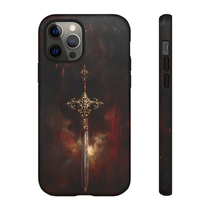 Epic Sword of Legends Phone Case - Dark Fantasy Art for iPhone, Samsung Galaxy, and Google Pixel Devices