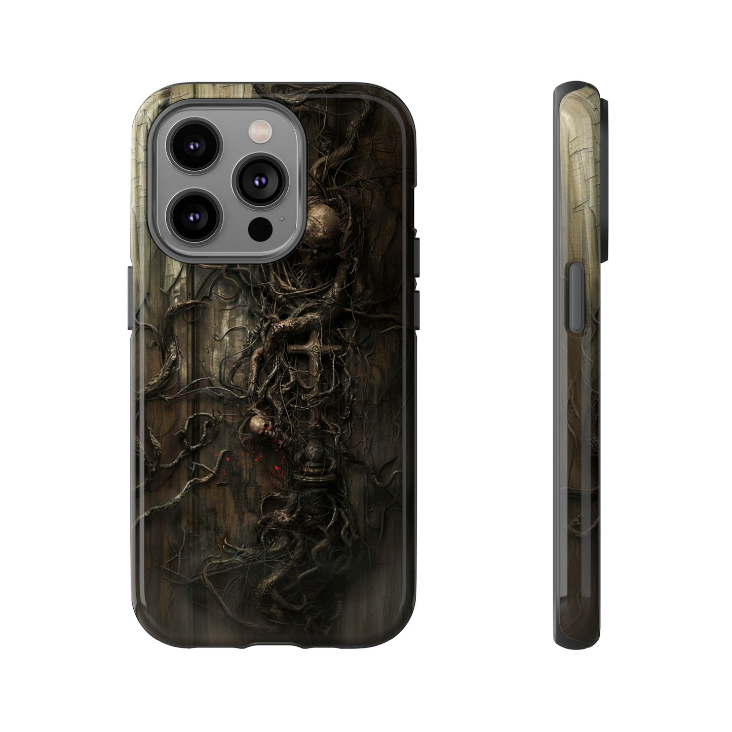 Creeping Dread Phone Case - Giger-Inspired Art for iPhone, Samsung Galaxy, and Google Pixel Devices