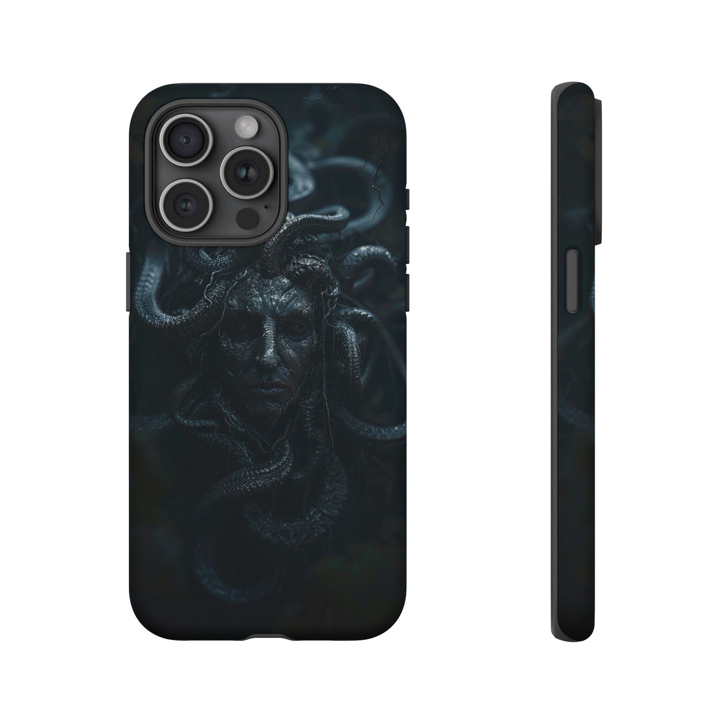 Medusa's Gaze Phone Case - Dark Mythological Design for iPhone and Samsung Galaxy Devices