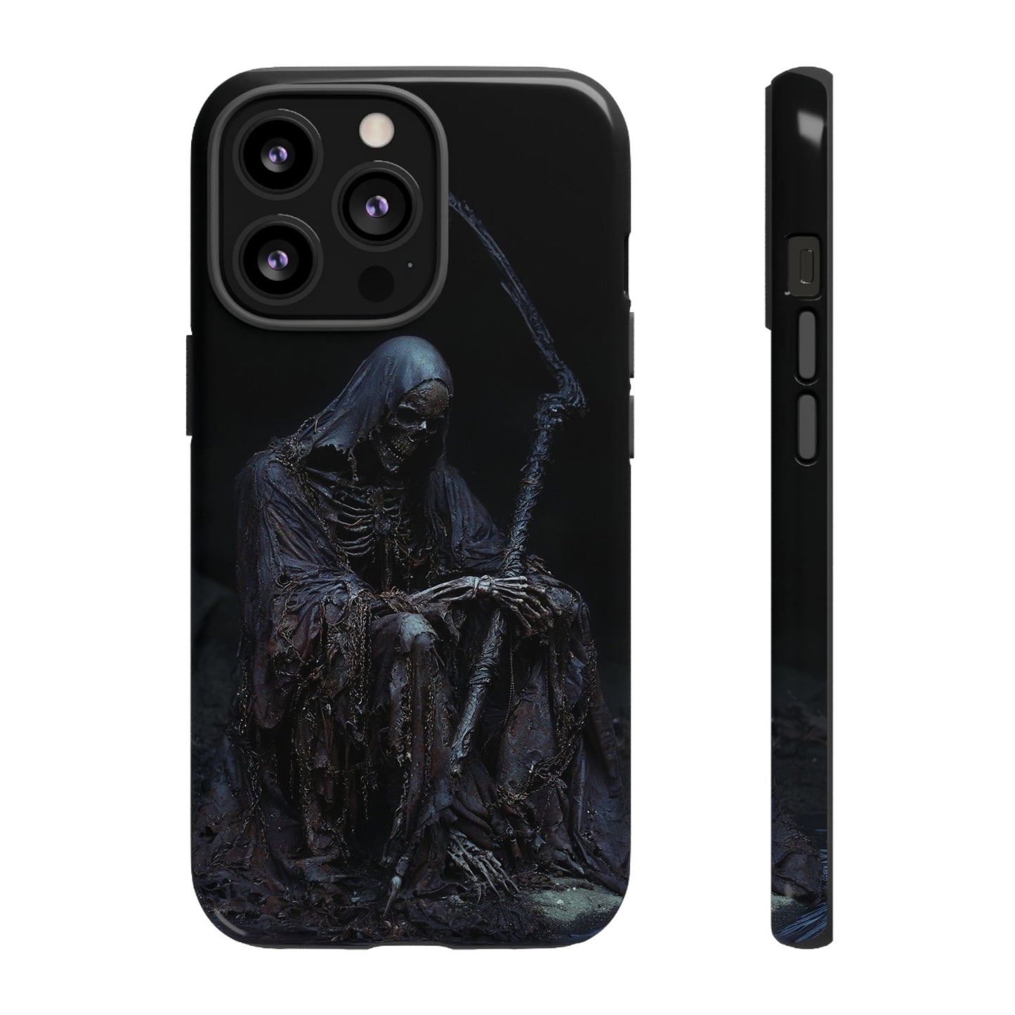 Dark Reaper Phone Case - Gothic Grim Reaper Art for iPhone, Samsung Galaxy, and Google Pixel Devices