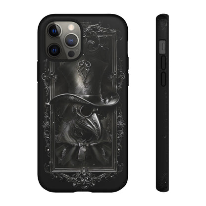 Gothic Plague Doctor Phone Case - Mysterious and Dark Design for iPhone, Samsung Galaxy, and Google Pixel Devices