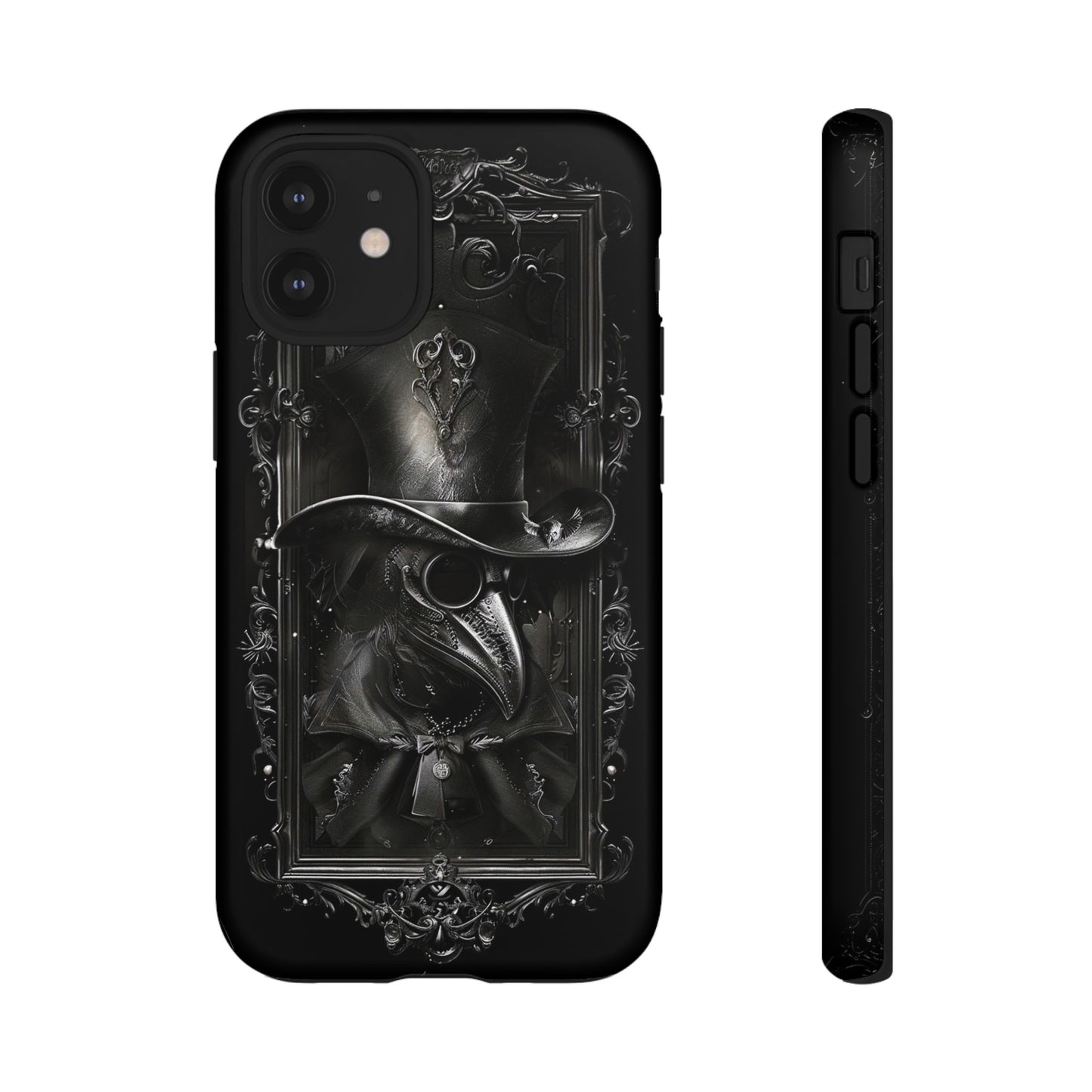 Gothic Plague Doctor Phone Case - Mysterious and Dark Design for iPhone, Samsung Galaxy, and Google Pixel Devices