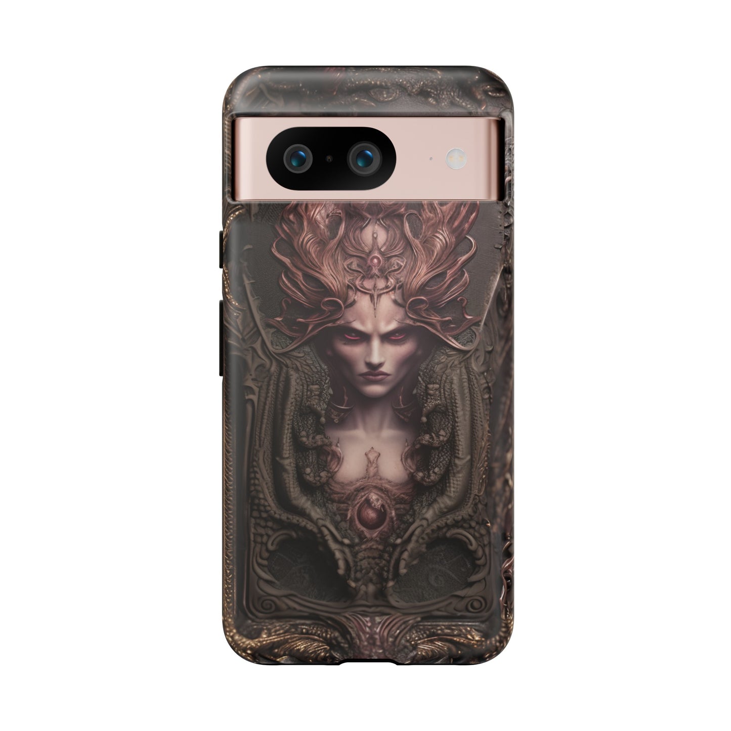 Dark Lilith Phone Case – Horned Hell Horror Design for iPhone, Samsung Galaxy, and Google Pixel Devices