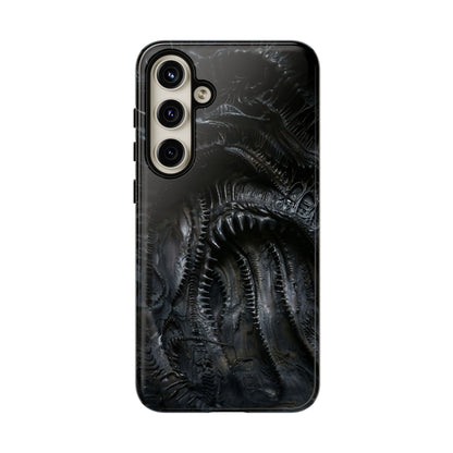 Surreal Biomechanical Phone Case - Gothic Sci-Fi Art for iPhone, Samsung Galaxy, and Google Pixel Devices