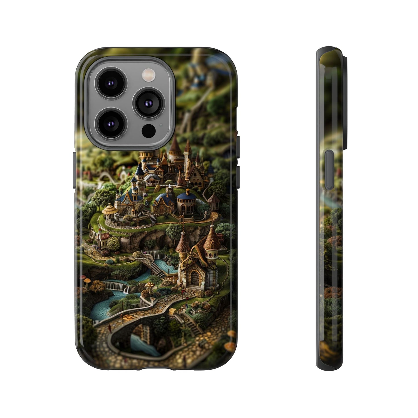 Fairy Kingdom Phone Case - Enchanted Castle Artwork for iPhone, Samsung Galaxy, and Google Pixel Devices