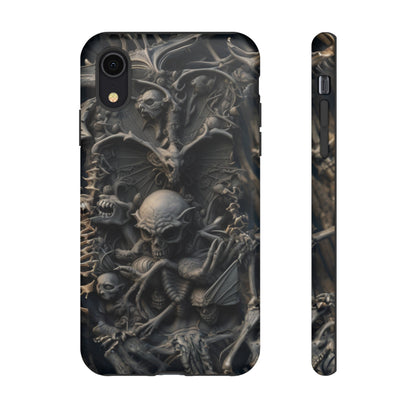 Those Who Dwell Below #1 Phone Case – Intricate Gothic Skeleton Design for iPhone, Samsung Galaxy, Google Pixel Devices