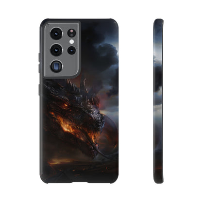 Fiery Dragon Phone Case - Epic Fantasy Art for iPhone, Samsung Galaxy, and Google Pixel Devices