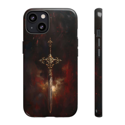 Epic Sword of Legends Phone Case - Dark Fantasy Art for iPhone, Samsung Galaxy, and Google Pixel Devices