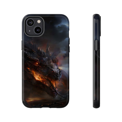 Fiery Dragon Phone Case - Epic Fantasy Art for iPhone, Samsung Galaxy, and Google Pixel Devices